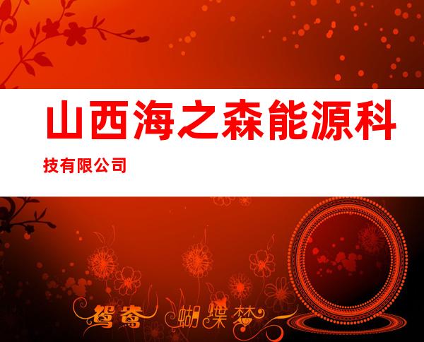 山西海之森能源科技有限公司