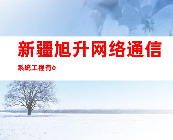新疆旭升网络通信系统工程有限公司