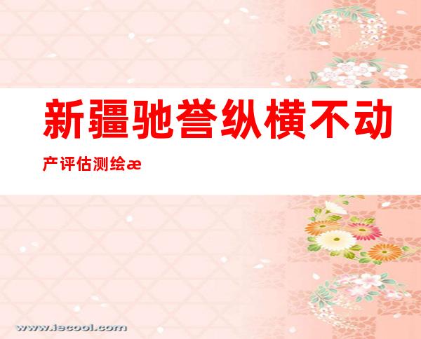 新疆驰誉纵横不动产评估测绘有限公司