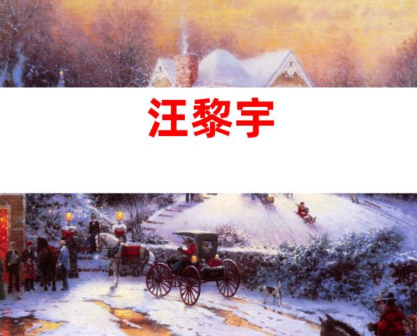 汪黎宇