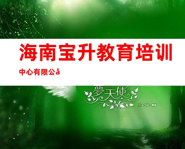 海南宝升教育培训中心有限公司
