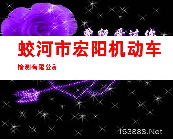 蛟河市宏阳机动车检测有限公司