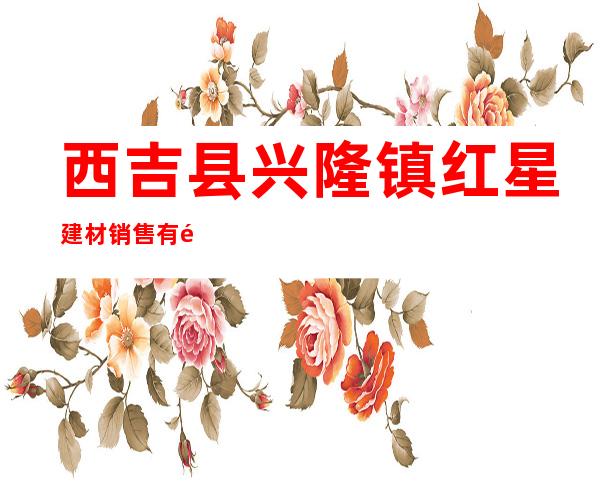 西吉县兴隆镇红星建材销售有限公司