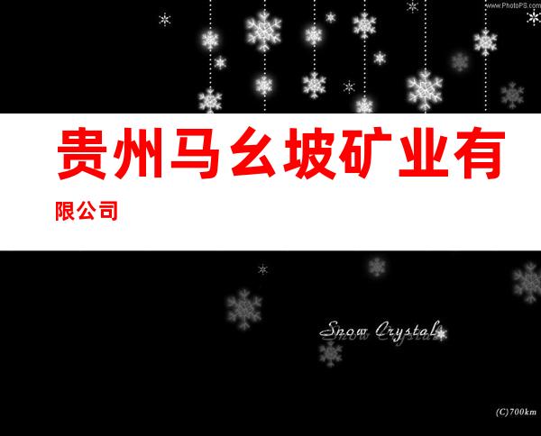贵州马幺坡矿业有限公司