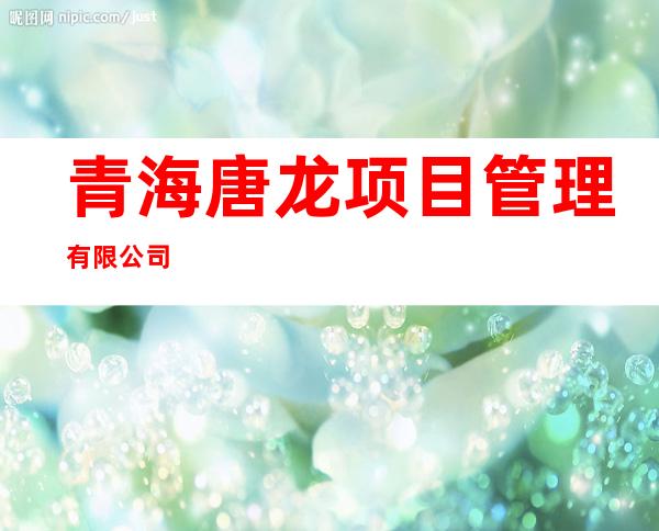 青海唐龙项目管理有限公司